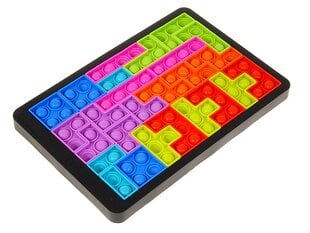 Веселая настольная игра Pop-It Tetris, 3+ цена и информация | Настольные игры, головоломки | pigu.lt