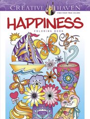 Creative Haven Happiness Coloring Book kaina ir informacija | Knygos mažiesiems | pigu.lt