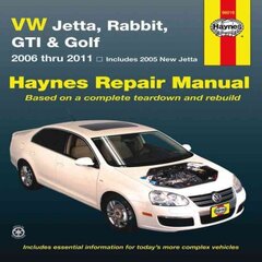 VW Jetta, Rabbit, Gi & Golf (05 - 11): 2005 - 11 kaina ir informacija | Kelionių vadovai, aprašymai | pigu.lt