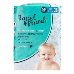 Подгузники Rascal and Friends размер 3 (6-11 кг), 50 шт. цена и информация | Подгузники | pigu.lt