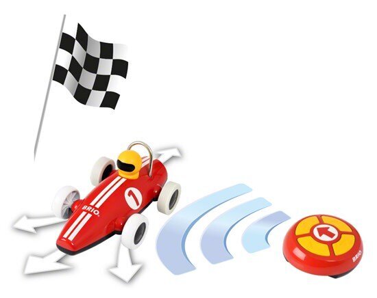 Nuotoliniu būdu valdomas automobilis Race Car Brio Infant, 30388 kaina ir informacija | Žaislai kūdikiams | pigu.lt