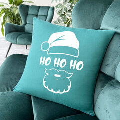 Dekoratyvinė pagalvėlė Ho-ho-ho, žalia kaina ir informacija | Originalios pagalvės, užvalkalai | pigu.lt