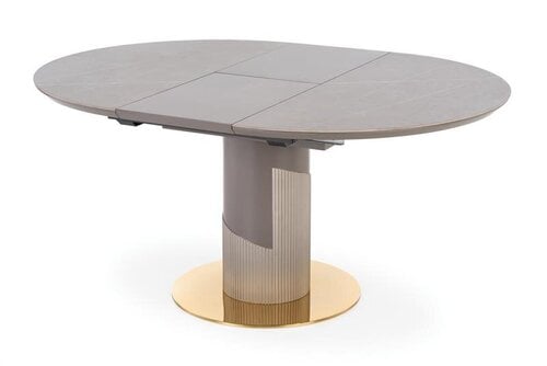 Stalas Halmar Muscat, pilkas kaina ir informacija | Virtuvės ir valgomojo stalai, staliukai | pigu.lt