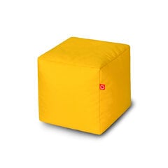 Pufas Qubo™ Cube 25 Citro Pop Fit, geltonas цена и информация | Кресла-мешки и пуфы | pigu.lt