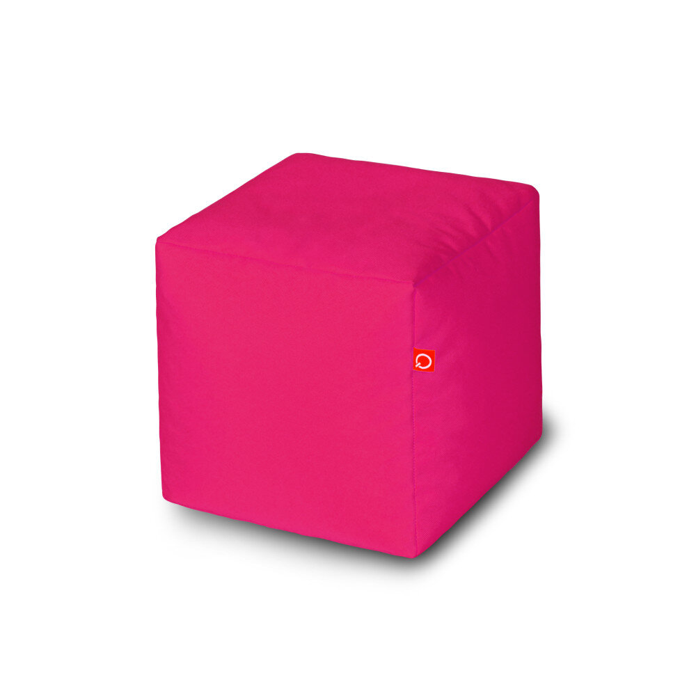 Pufas Qubo™ Cube 25 Raspberry Pop Fit, rožinis цена и информация | Sėdmaišiai ir pufai | pigu.lt