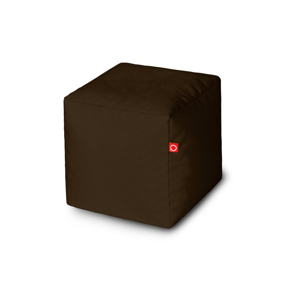 Pufas Qubo™ Cube 25 Chocolate Pop Fit, rudas цена и информация | Sėdmaišiai ir pufai | pigu.lt
