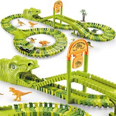 Гоночная трасса Парк динозавров Springos, 168 д. цена и информация | Игрушки для мальчиков | pigu.lt