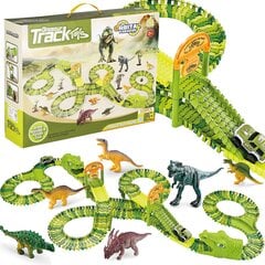 Трек Мега-набор «Парк динозавров» XXL Springos, 320 д. цена и информация | Игрушки для мальчиков | pigu.lt