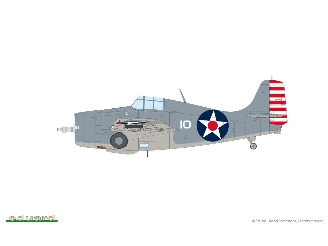 Surenkamas modelis Eduard Grumman F4F-4 Wildcat early ProfiPack Edition, 1/48, 82202 kaina ir informacija | Konstruktoriai ir kaladėlės | pigu.lt