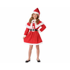 костюм девочка Снегурочка Красный полиэстер (5-6 Years) цена и информация | Карнавальные костюмы | pigu.lt