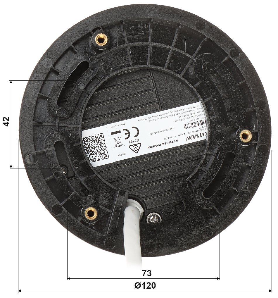 IP kamera Hikvision DS-2CD2546G2-IS(2.8MM)(C)(BLACK) kaina ir informacija | Stebėjimo kameros | pigu.lt