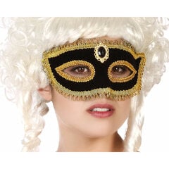 Venecijos kaukė, Juoda/Auksinė kaina ir informacija | Karnavaliniai kostiumai | pigu.lt