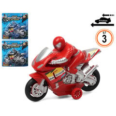 Žaislinis motociklas su lenktynininku, 3+ m kaina ir informacija | Žaislai berniukams | pigu.lt