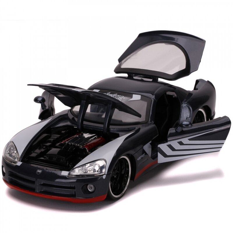 Automobilis Marvel Car Venom 2008 Dodge Viper Action 1:24 kaina ir informacija | Žaislai berniukams | pigu.lt