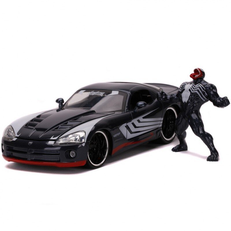 Automobilis Marvel Car Venom 2008 Dodge Viper Action 1:24 kaina ir informacija | Žaislai berniukams | pigu.lt