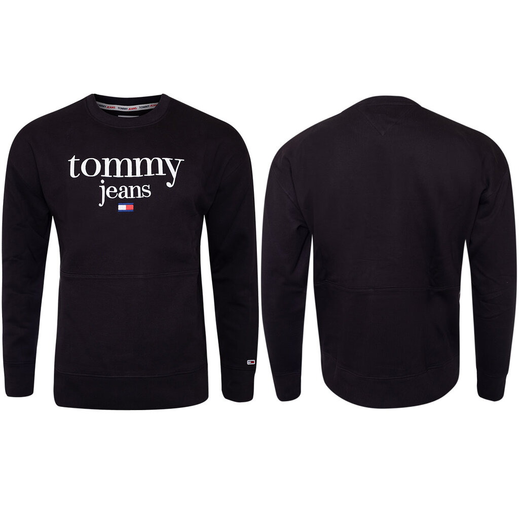 Megztinis vyrams Tommy Hilfiger Jeans, juodas kaina ir informacija | Megztiniai vyrams | pigu.lt