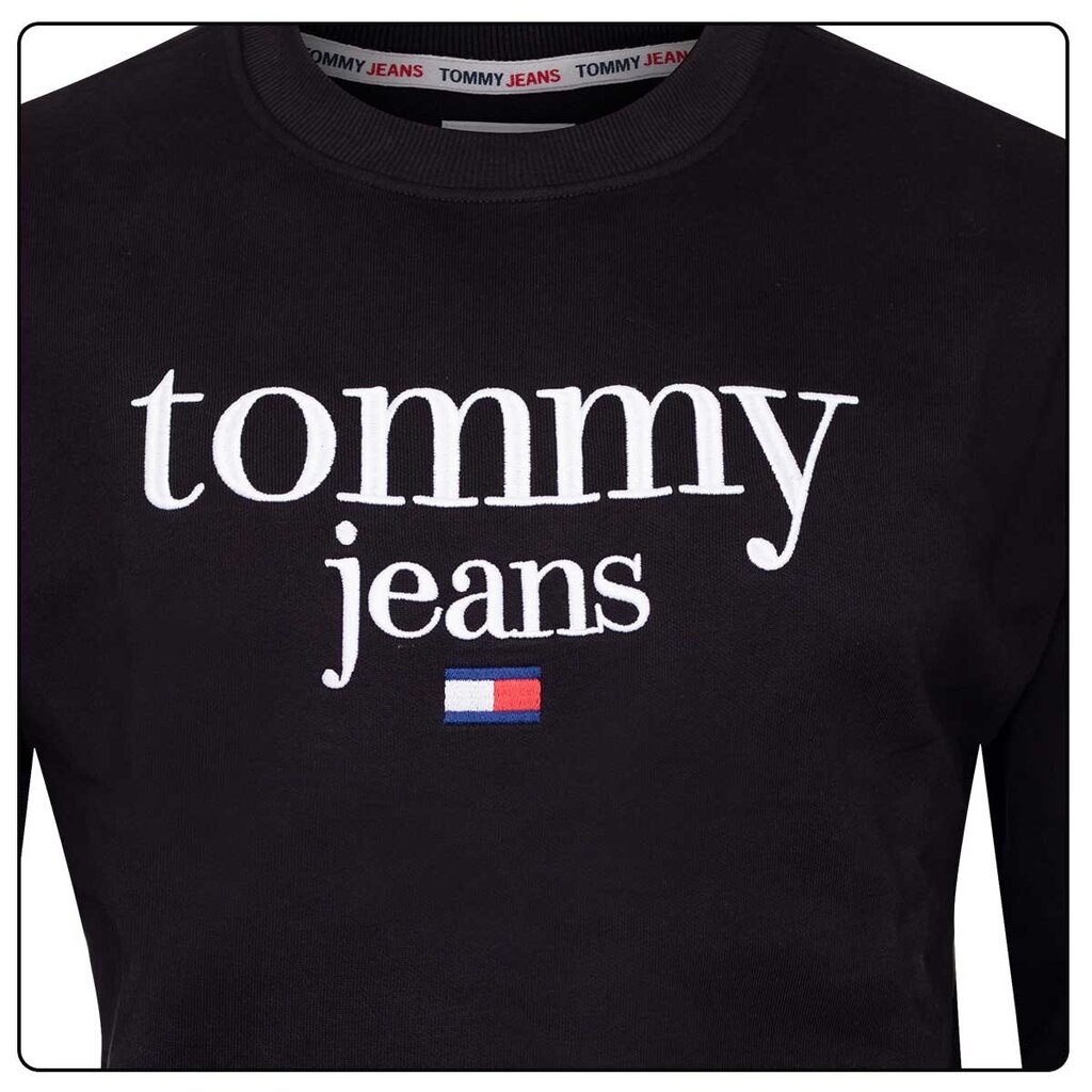 Megztinis vyrams Tommy Hilfiger Jeans, juodas цена и информация | Megztiniai vyrams | pigu.lt