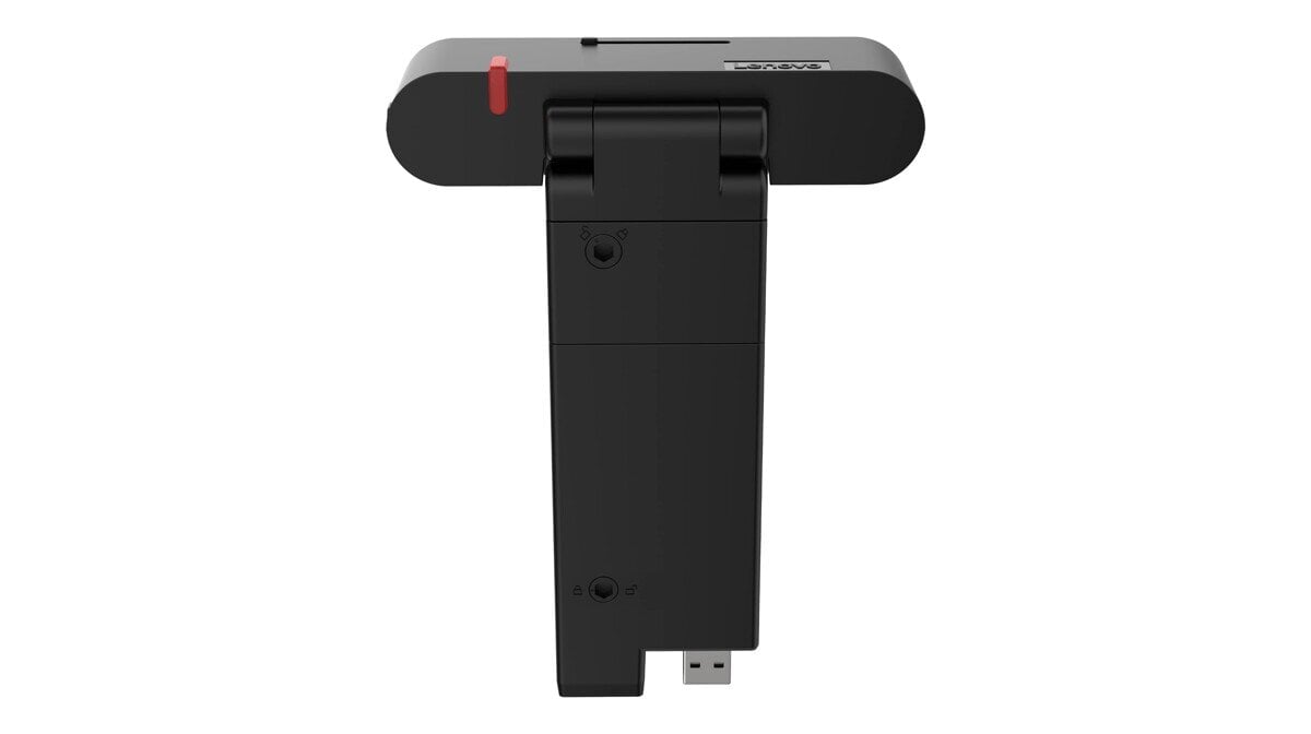 Lenovo Monitor Webcam MC60 Black kaina ir informacija | Kompiuterio (WEB) kameros | pigu.lt