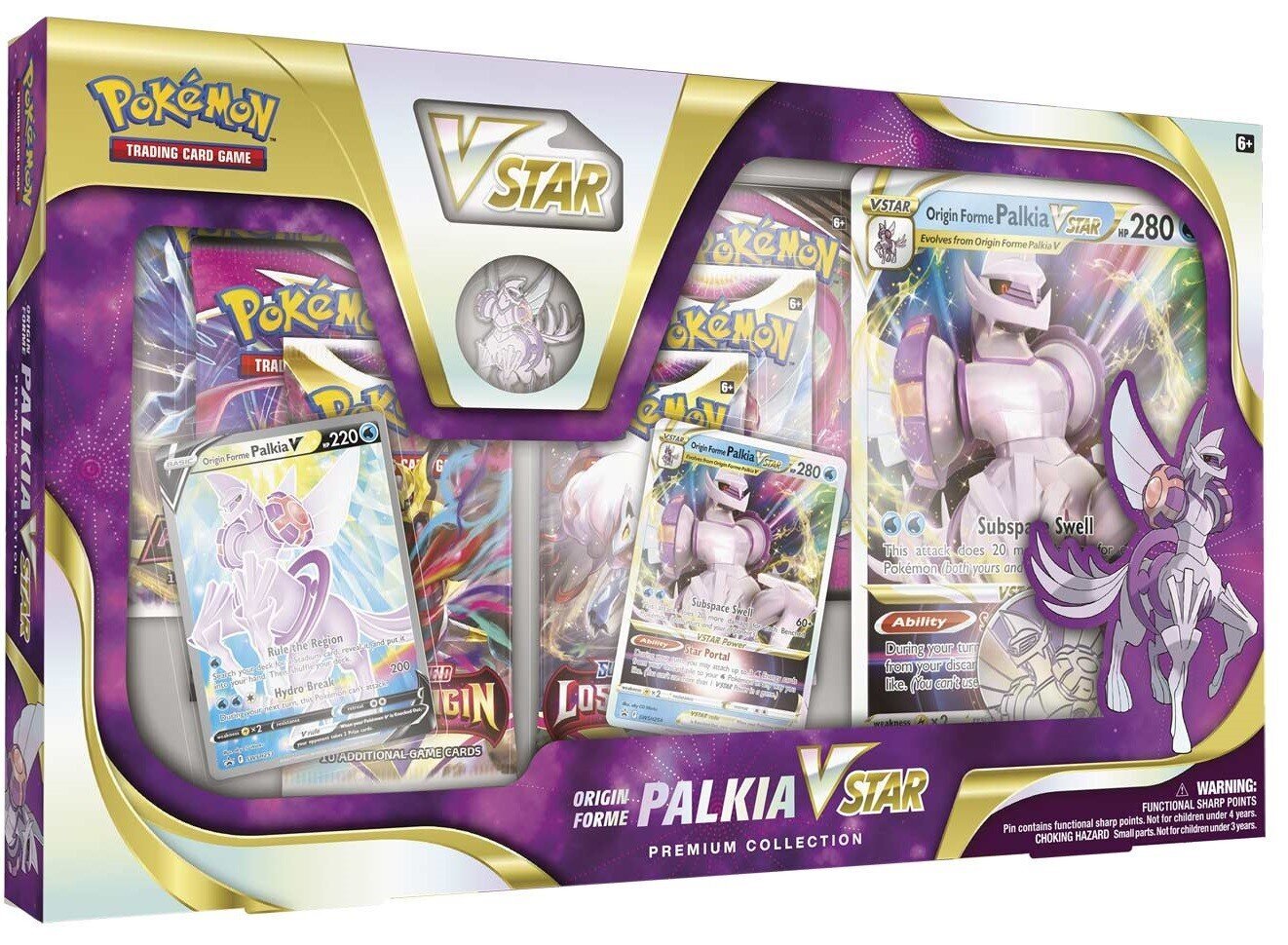 Stalo žaidimas Pokemon TCG Origin Forme Palkia VSTAR Premium Collection, EN kaina ir informacija | Stalo žaidimai, galvosūkiai | pigu.lt