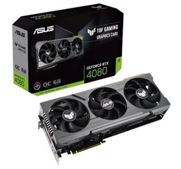 Asus TUF Gaming GeForce RTX 4080 16GB GDDR6X OC Edition kaina ir informacija | Vaizdo plokštės (GPU) | pigu.lt