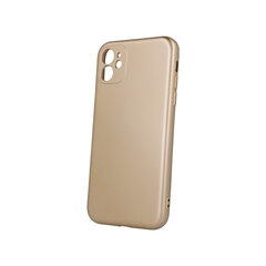 Metallic iPhone 11 gold kaina ir informacija | Telefono dėklai | pigu.lt