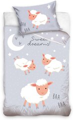 Детский комплект постельного белья с рисунком овечки, 100x135 см, 2 штуки цена и информация | Комплекты постельного белья | pigu.lt