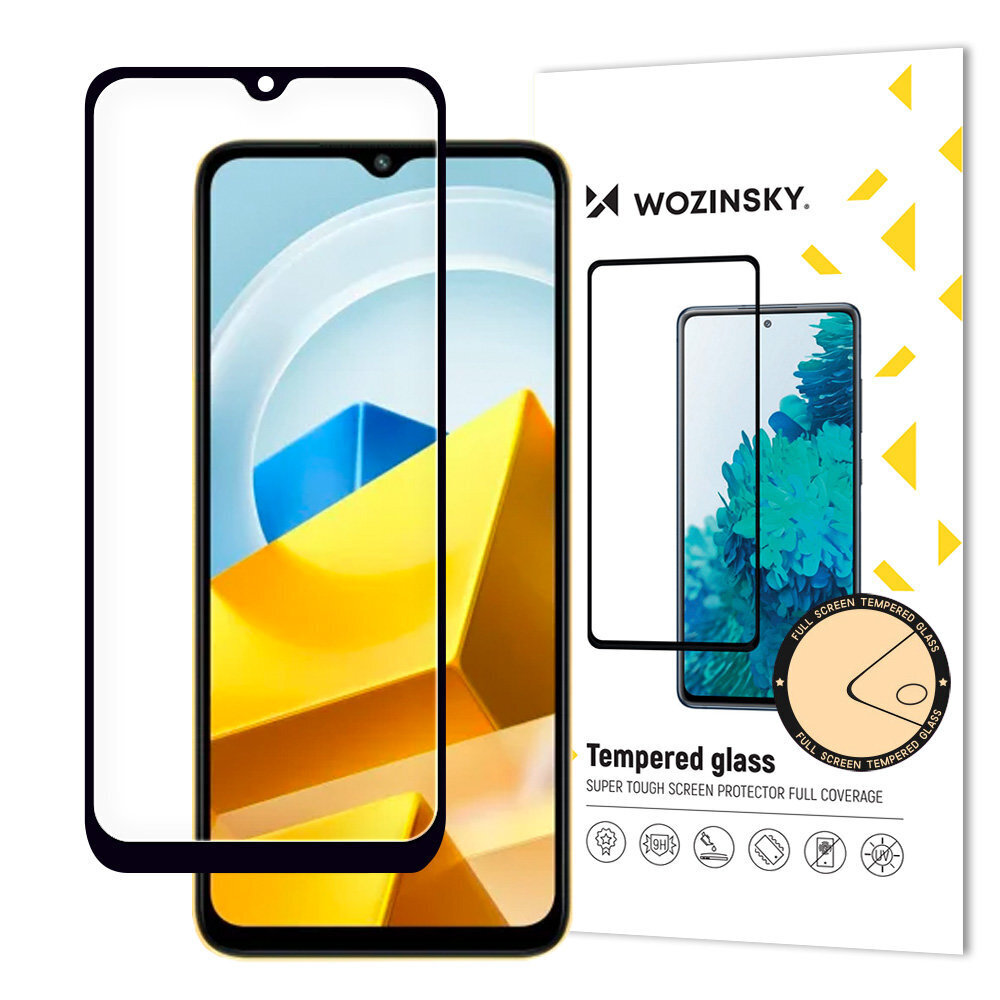 Wozinsky Xiaomi Poco M5 kaina ir informacija | Apsauginės plėvelės telefonams | pigu.lt