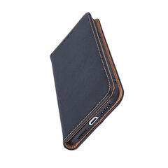 OEM Genuine Leather Smart Pro Case skirtas Samsung Galaxy A32 5G / M32 5G, juodas kaina ir informacija | Telefono dėklai | pigu.lt