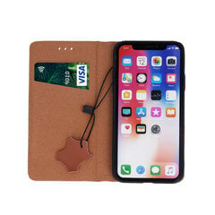 OEM Genuine Leather Smart Pro Case skirtas iPhone 13, rudas цена и информация | Чехлы для телефонов | pigu.lt