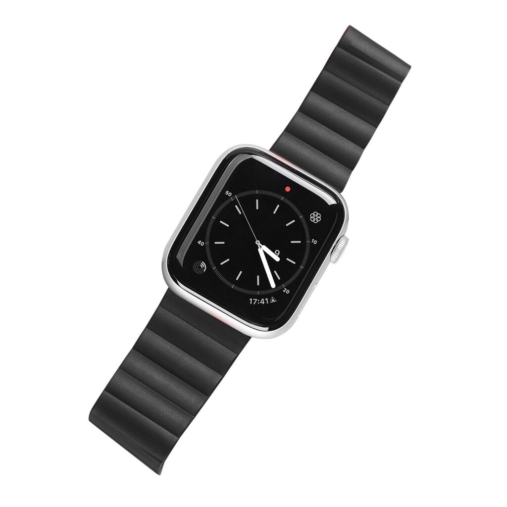 Dux Ducis Magnetic Strap Black/Orange kaina ir informacija | Išmaniųjų laikrodžių ir apyrankių priedai | pigu.lt