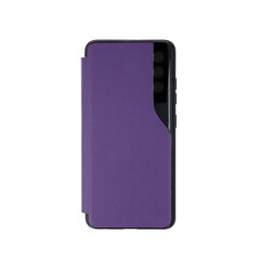 OEM Smart View Case skirtas Samsung Galaxy A22 4G, violetinis kaina ir informacija | Telefono dėklai | pigu.lt