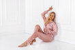 Pižama moterims Classic Look Pink NMP577291898, rožinė цена и информация | Naktiniai, pižamos moterims | pigu.lt
