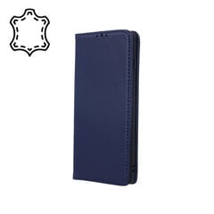 OEM Genuine Leather Smart Pro Case skirtas Samsung Galaxy A52 4G / A52 5G / A52S 5G, mėlynas kaina ir informacija | Telefono dėklai | pigu.lt