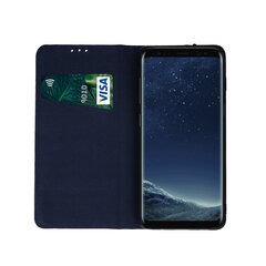 OEM Genuine Leather Smart Pro Case skirtas Samsung Galaxy A52 4G / A52 5G / A52S 5G, mėlynas kaina ir informacija | Telefono dėklai | pigu.lt