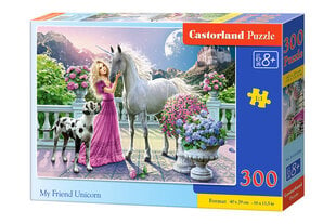 Dėlionė Castorland My Friend Unicorn, 300 dalių kaina ir informacija | Dėlionės (puzzle) | pigu.lt