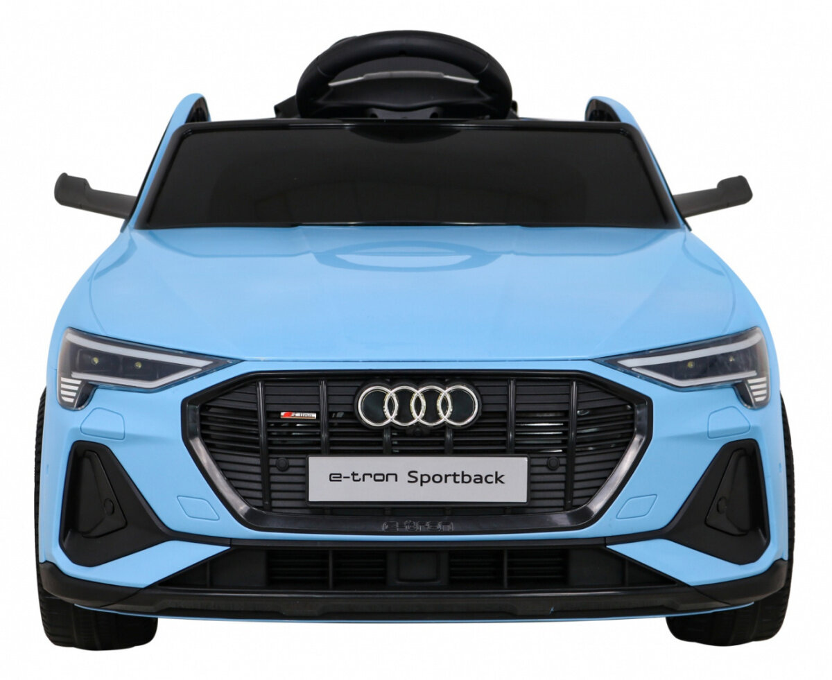 Vienvietis vaikiškas elektromobilis Audi E-Tron Sportback, mėlynas kaina ir informacija | Elektromobiliai vaikams | pigu.lt