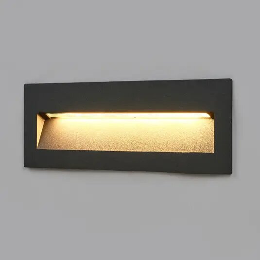 LED įleidžiamas šviestuvas Loya, pilka kaina ir informacija | Lauko šviestuvai | pigu.lt