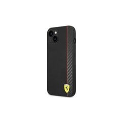 Ferrari iPhone 14 Plus 6,7&quot; FEHCP14MaxBK black HC PU Carbon kaina ir informacija | Telefono dėklai | pigu.lt