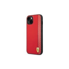 Ferrari iPhone 14 Plus 6,7&quot; FEHCP14MaxRE red HC PU Carbon цена и информация | Чехлы для телефонов | pigu.lt