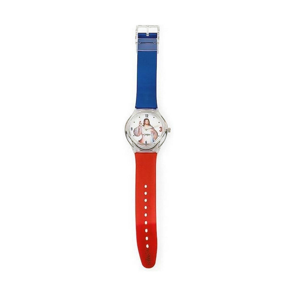 Abiejų lyčių laikrodis Amen GESÙ Rosso Blu (Ø 39 mm) kaina ir informacija | Moteriški laikrodžiai | pigu.lt