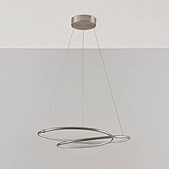 Подвесной светодиодный светильник Mirasu, спиральная форма, никель цена и информация | Люстры | pigu.lt