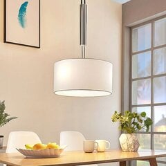 Подвесной светильник из ткани Мариат, регулируемый по высоте, круглый цена и информация | Люстры | pigu.lt