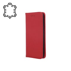 OEM Genuine Leather Smart Pro Case skirtas Samsung Galaxy A03s EU, raudonas цена и информация | Чехлы для телефонов | pigu.lt