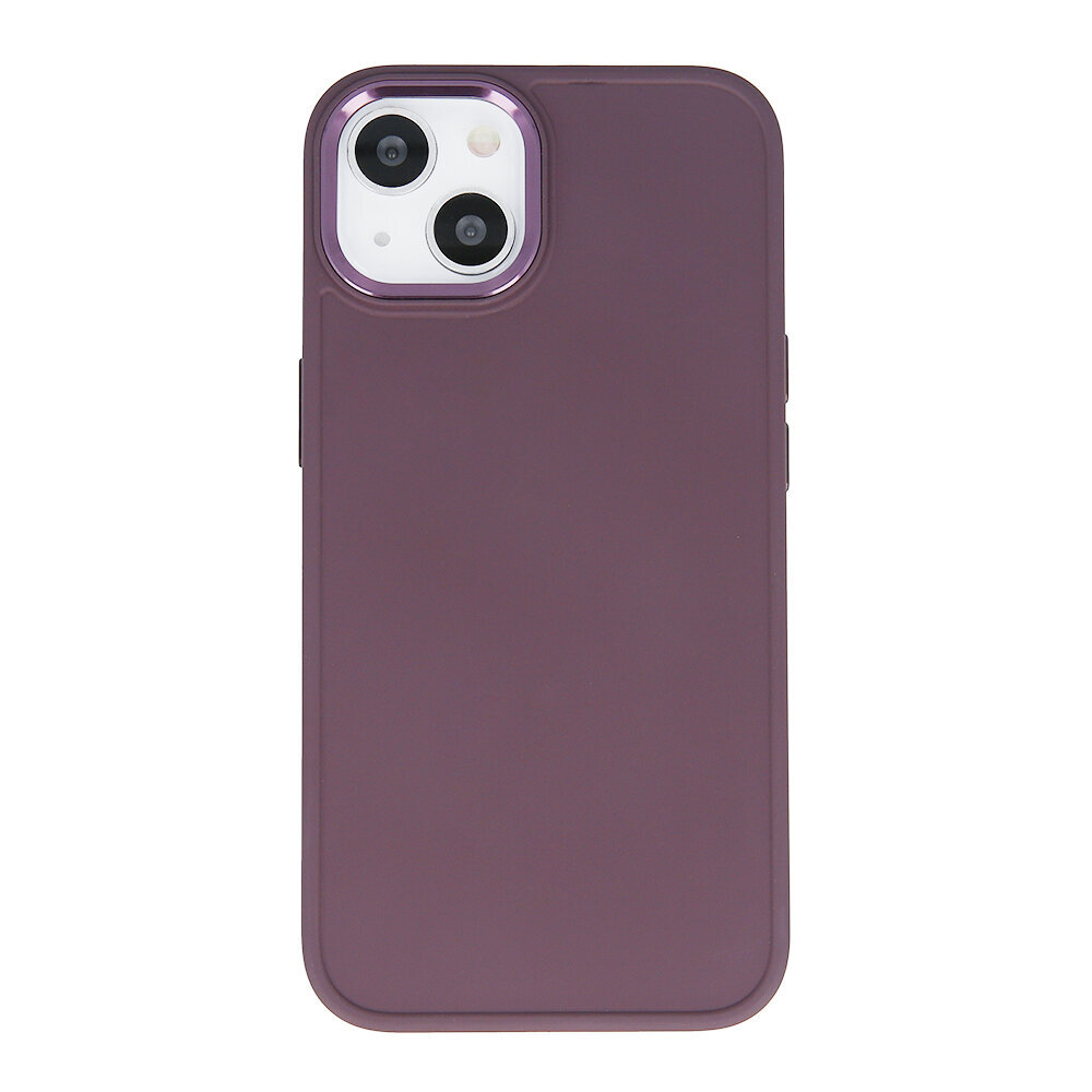 Satin iPhone 13 Pro Max 6,7&quot; burgundy kaina ir informacija | Telefono dėklai | pigu.lt