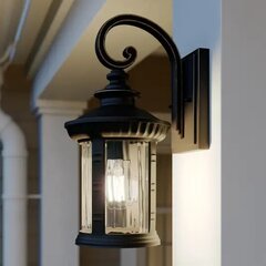 Настенный светильник Lindby Barret коричневого цвета цена и информация | Уличные светильники | pigu.lt