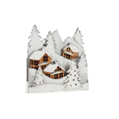 Dekoratyvinė figūrėlė Kaimas, Šviečianti (44 x 48 x 7,5 cm) kaina ir informacija | Kalėdinės dekoracijos | pigu.lt
