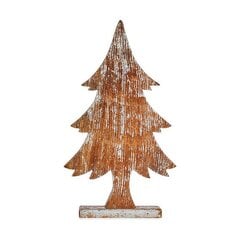 Новогодняя ёлка Коричневый Серебристый Деревянный (5 x 49,5 x 26 cm) цена и информация | Рождественские украшения | pigu.lt