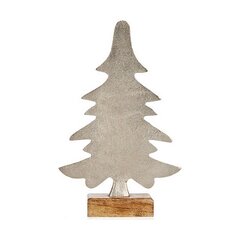 Новогодняя ёлка Серебристый Металл (6 x 25,5 x 16 cm) цена и информация | Рождественские украшения | pigu.lt