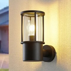 Настенный светильник Lindby Yvain, цилиндрический цена и информация | Уличные светильники | pigu.lt