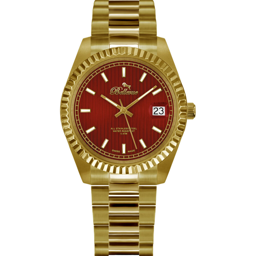 Laikrodis moterims Bellevue H.18 (Ø 30 mm) kaina ir informacija | Moteriški laikrodžiai | pigu.lt